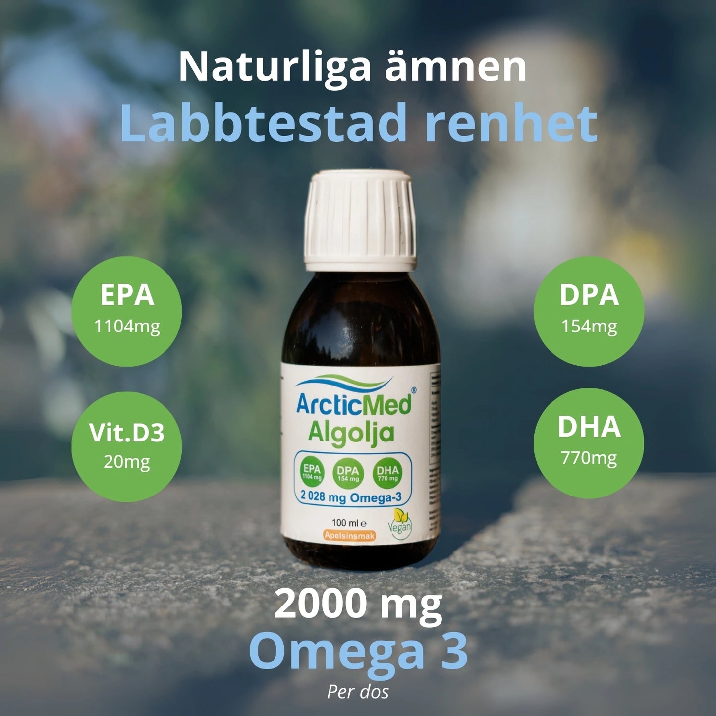 Alg Omega-3 Premium Apelsinsmak