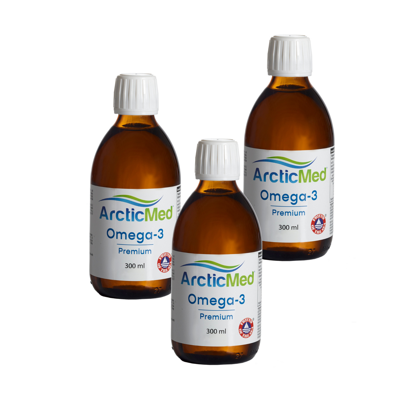 Omega-3 Premium Naturell 3-pakkaus