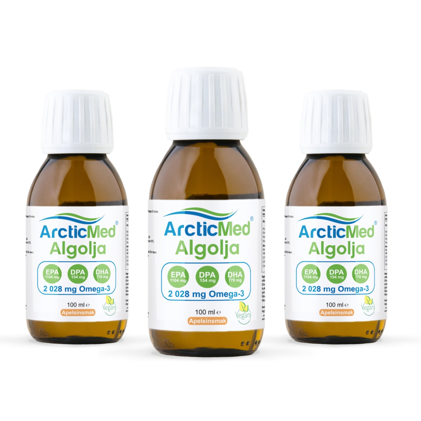 AlgOmega-3 Premium Orange Flavor 3-pakkaus