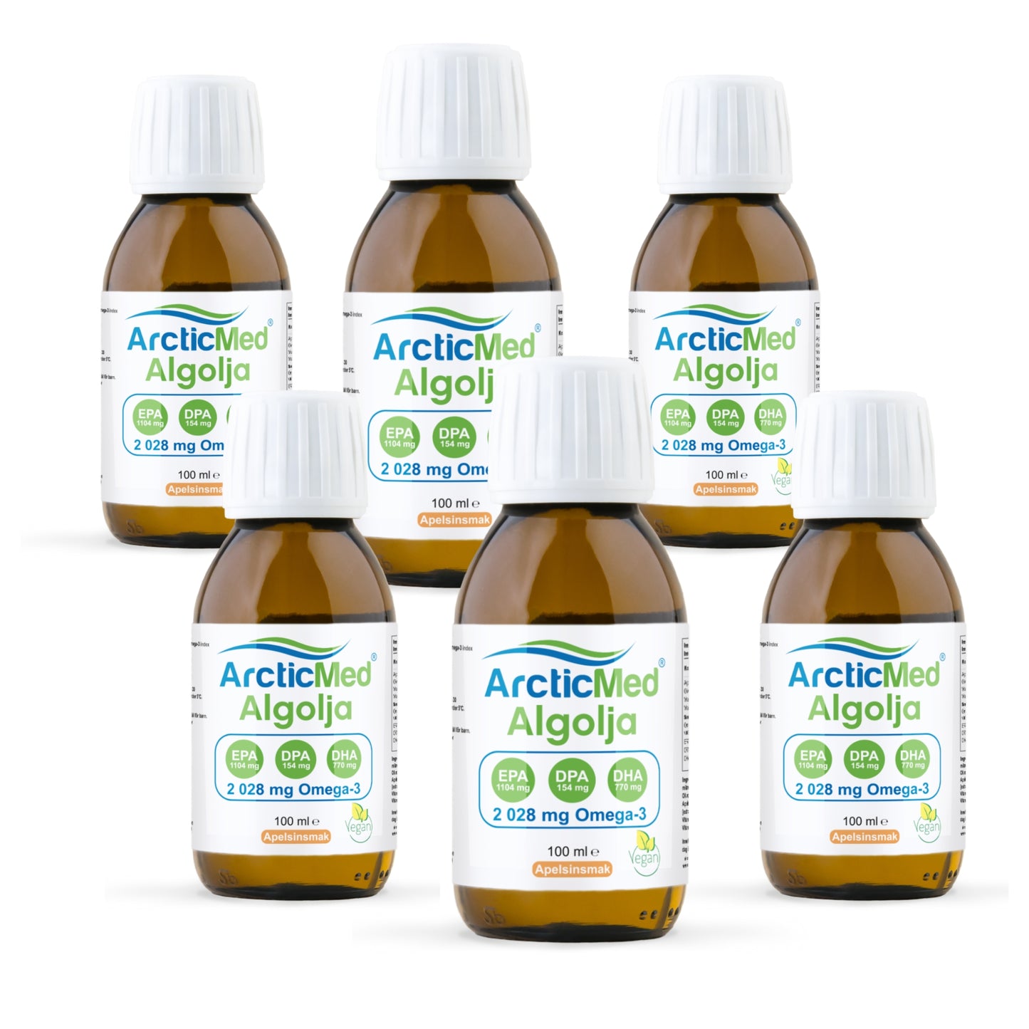 AlgOmega-3 Premium Orange Flavor 6 kpl