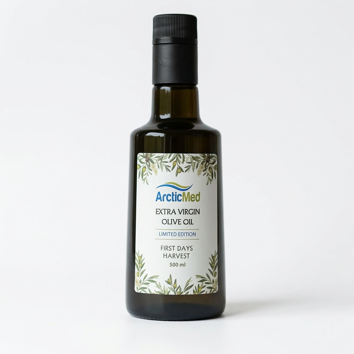 Premium extra virgin -oliiviöljy – polyfenolit, paistaminen & terveys | ArcticMed