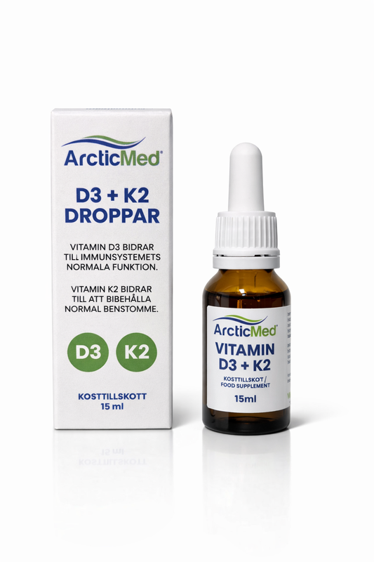 Vitamin D3 + K2 Droppar
