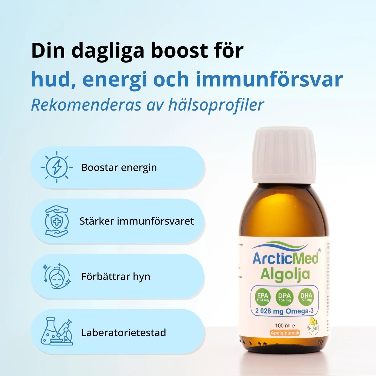 Alg Omega-3 Premium Apelsinsmak