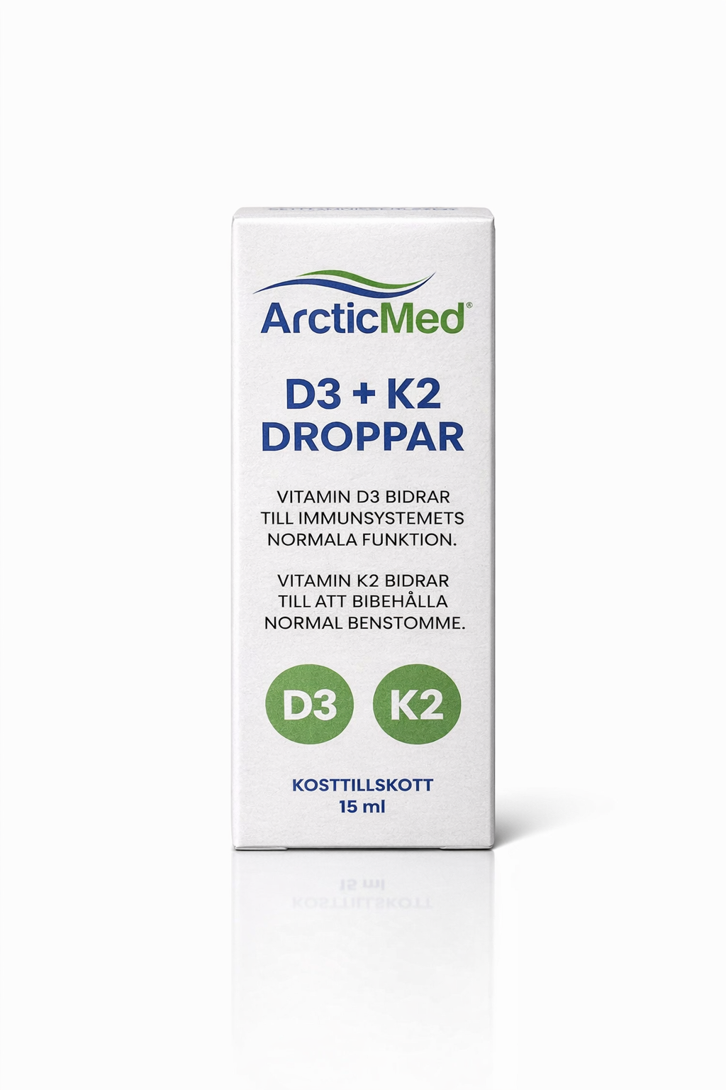 Vitamin D3 + K2 Droppar