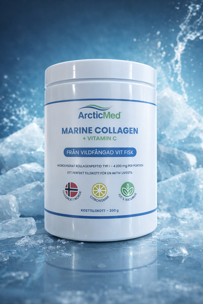 Premium marine collagen från ArcticMed – kollagenpulver inspirerat av nordisk renhet och kvalitet